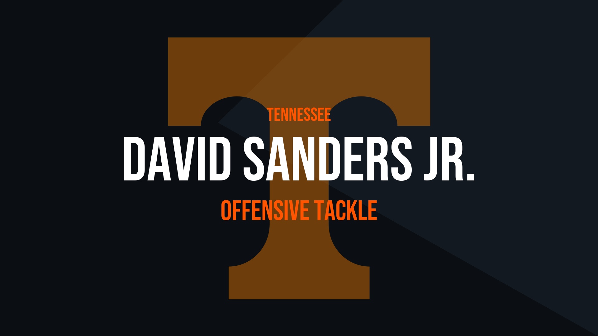 David Sanders Jr. – Offensive Tackle