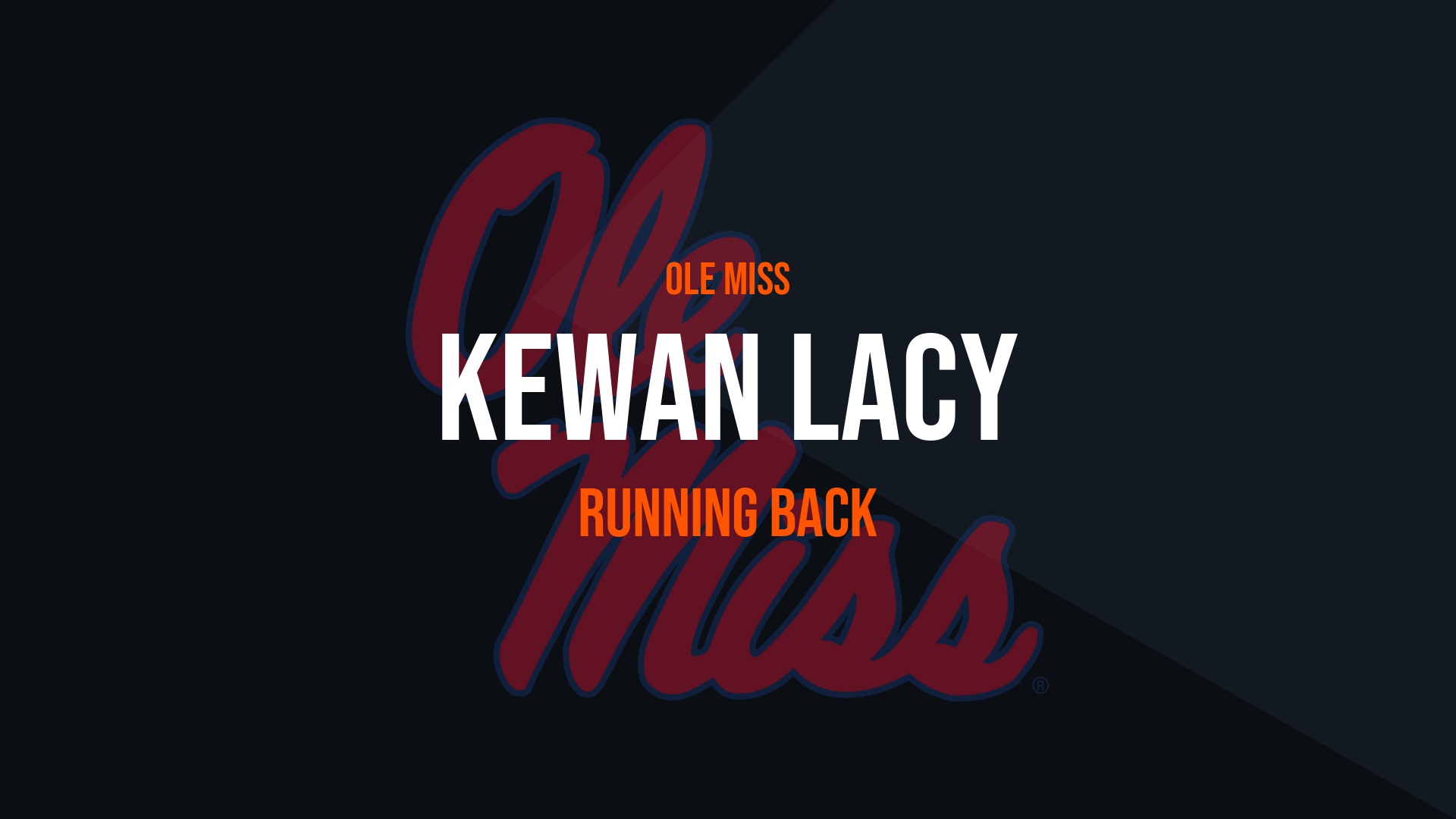 Kewan Lacy – Running Back