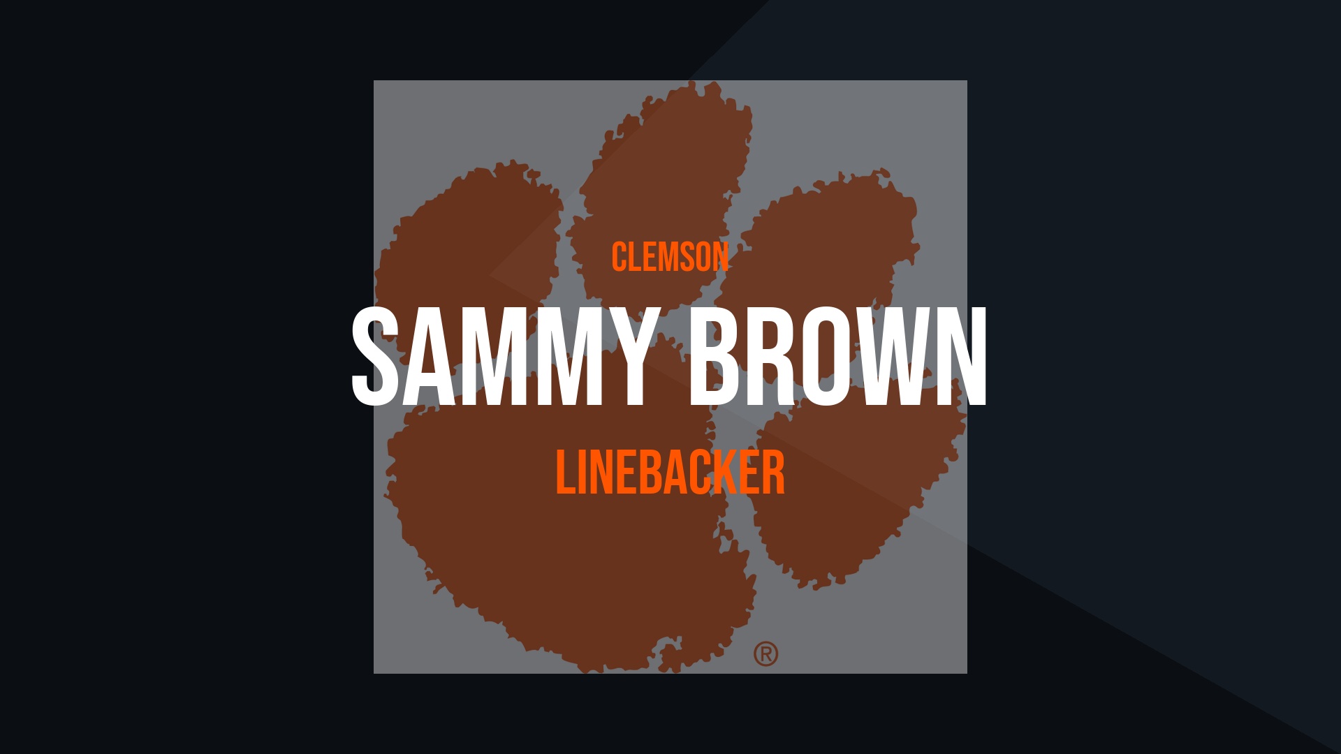 Sammy Brown – Linebacker