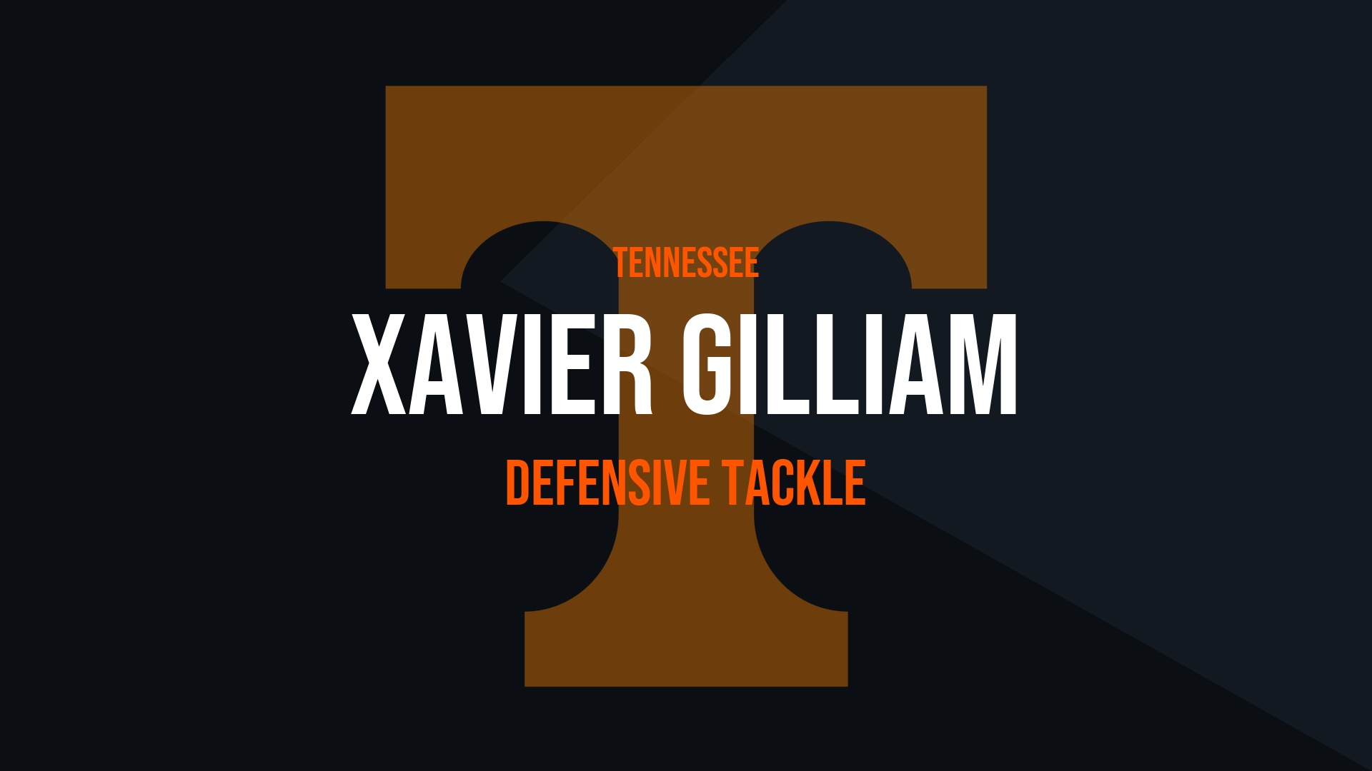 Xavier Gilliam – Defensive Tackle Xavier Gilliam – Defensive Tackle